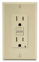 LEVITON Ivory 15A 125V Duplex Tamper-Resistant GFCI Outlet 
