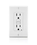 15A Non-Tamper Resistant GFCI Receptacle in White