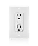 LEVITON White 15A Non-Tamper Resistant GFCI Receptacle 