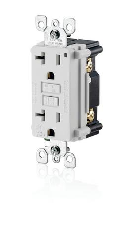 20A 125V Duplex Tamper-Resistant GFCI Outlet in White