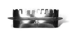 8 in. Galvanized Steel Starting Collar in Oval Duct