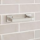 Signature Hardware Brushed Nickel Wall Mount Toilet Tissue Holder 