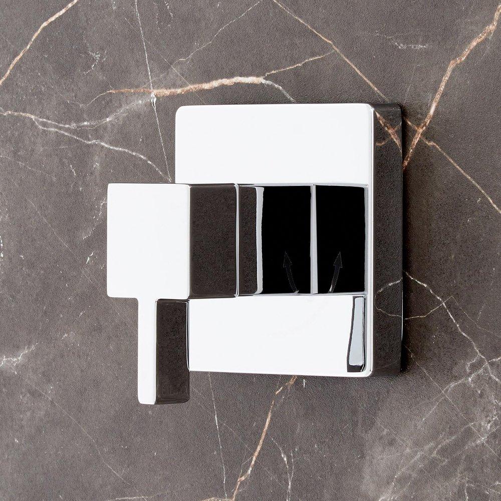 Signature Hardware Chrome Single Handle Bathtub & Shower Faucet (Trim Only) 