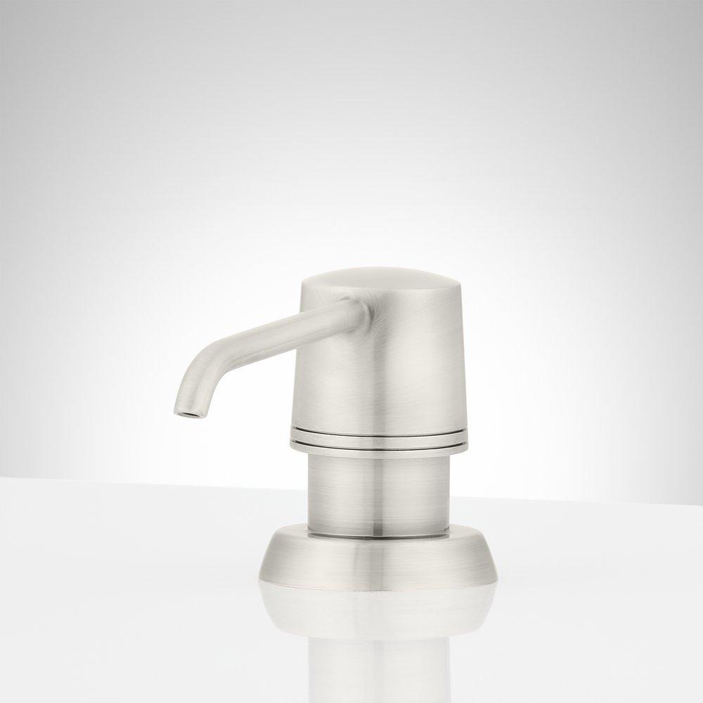 Signature Hardware Stainless Steel Soap Lotion Dispenser 