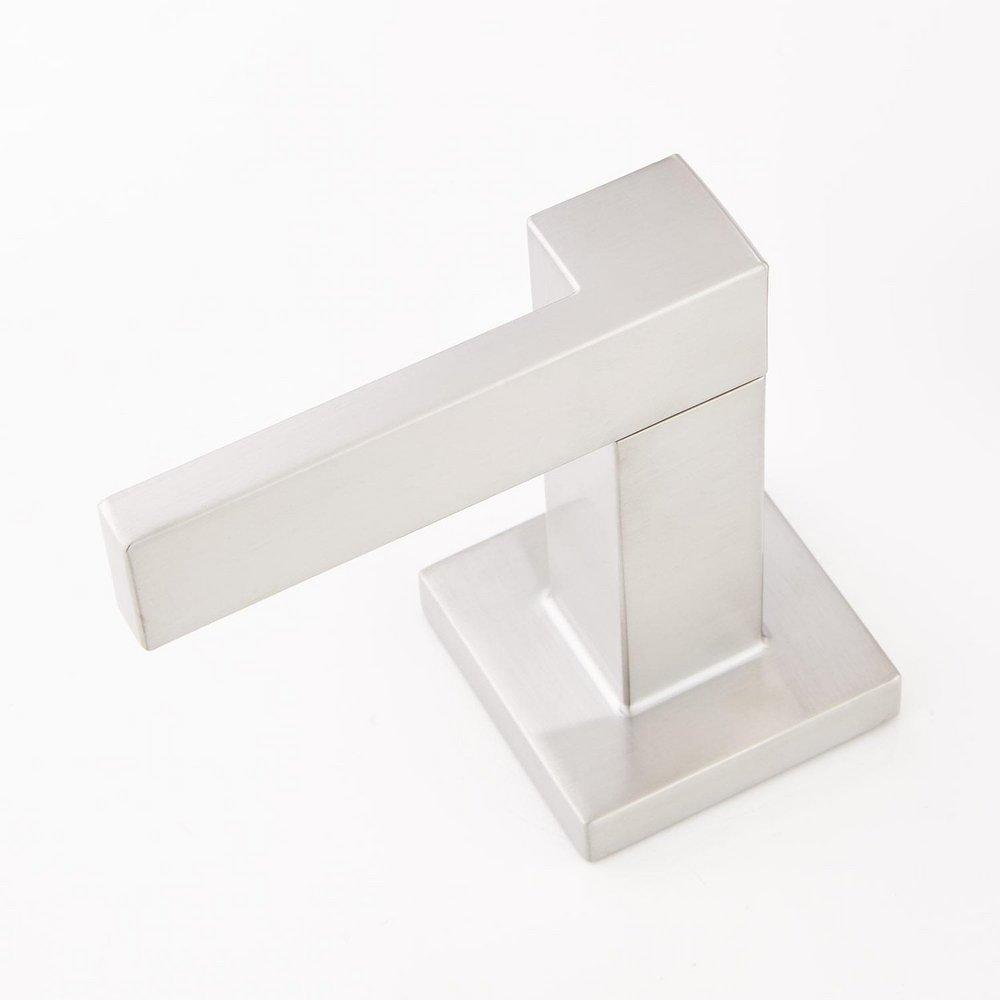 Signature Hardware Brushed Nickel Two Handle Widespread Bathroom Sink Faucet with Pop-Up Drain Assembly 