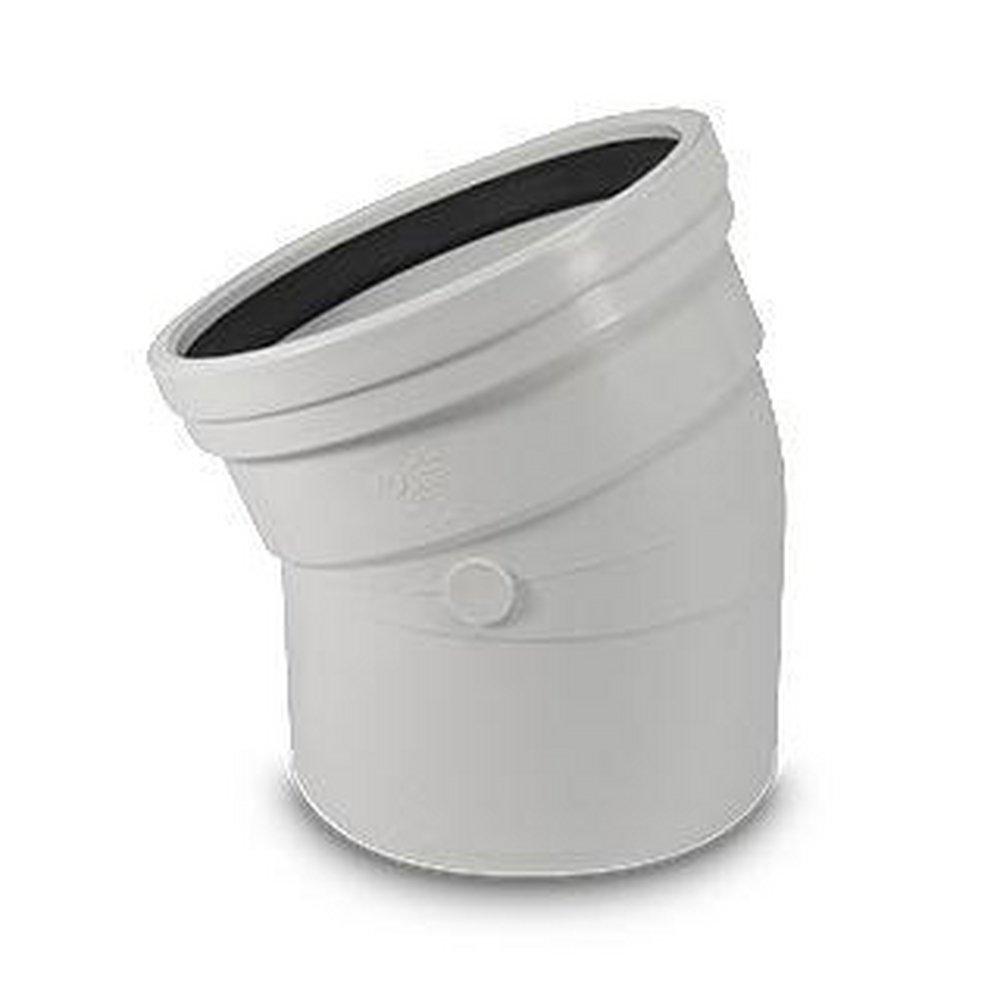 TRENCH TOUGH PLUS Gasket x Spigot 22-1/2 Degree SDR 35 Plastic Sewer Elbow 