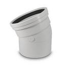 TRENCH TOUGH PLUS Gasket x Spigot 22-1/2 Degree SDR 35 Plastic Sewer Elbow 