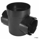 NDS Black 2-Hole Round Catch Basin in Black 