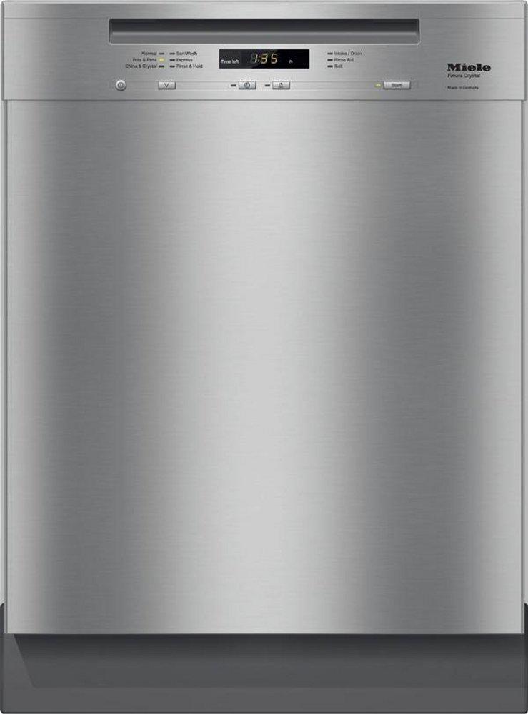 Miele Stainless Steel 23-9/16 in. 45dB 6-Cycle Built-In Dishwasher with Acoustics Rating and Cutlery Tray 