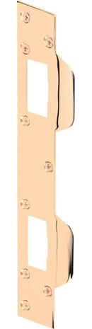 Brass Plated 1-5/8 x 11 in. Steel Strike 
