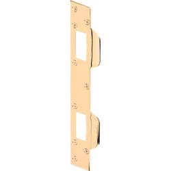 1-5/8 x 11 in. Steel Strike in Brass Plated