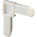 White 2 x 3/4 in. Plastic Screen Frame Corner (Pack of 50) 