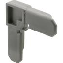 Grey 2 x 3/4 in. Plastic Screen Frame Corner (Pack of 50) 