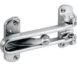 Swing Bar Door Lock in Satin Nickel