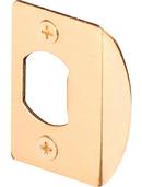 Brass Plated 1-7/16 x 2-1/4 x 1-5/8 in. Steel Latch Strike (Pack of 5) 
