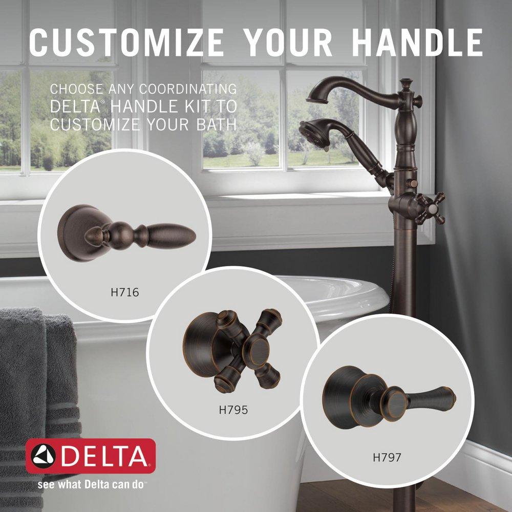 Delta Faucet Venetian Bronze Single Handle Floor Mount Filler 