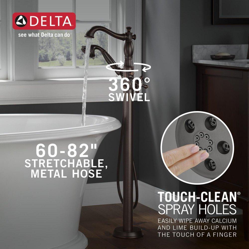 Delta Faucet Venetian Bronze Single Handle Floor Mount Filler 
