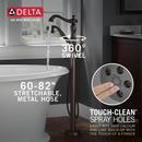 Delta Faucet Venetian Bronze Single Handle Floor Mount Filler 