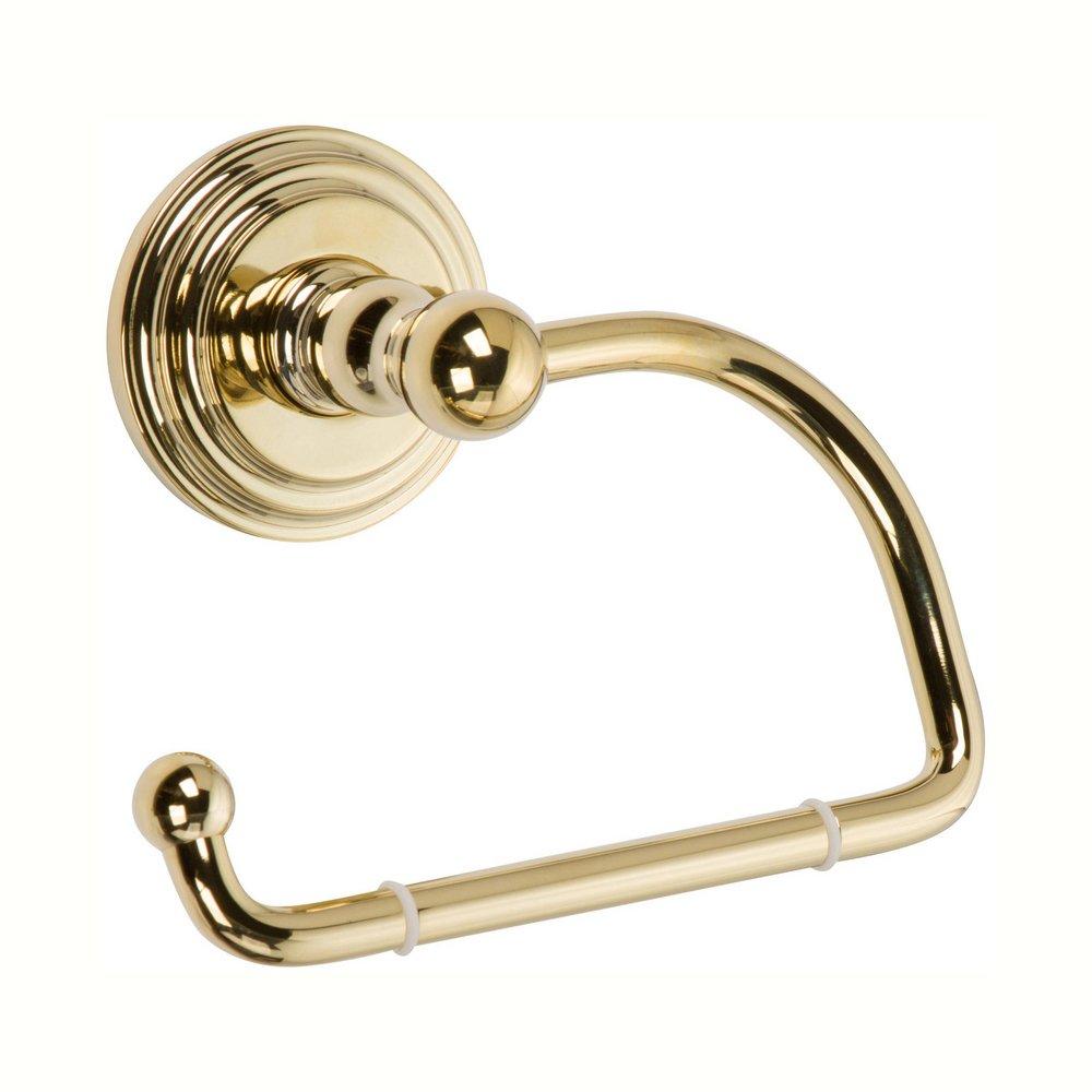 Ginger Polished Brass Wall Mount Toilet Tissue Holder 