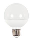 SATCO Frosted/Warm White G25 Dimmable LED Light Bulb with Medium Base 
