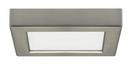 10.5W LED Ceiling Light in Warm White and Brushed Nickel