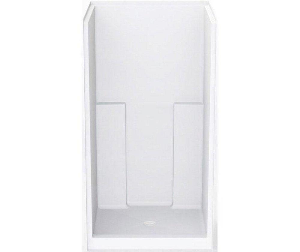 Aquatic White 35-1/4 x 42 x 73-1/4 in. Alcove Shower Unit 