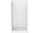 Aquatic White 35-1/4 x 42 x 73-1/4 in. Alcove Shower Unit 