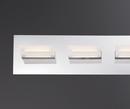 Eurofase Chrome 3-Light 5W Wall Mount LED Bath Bar 