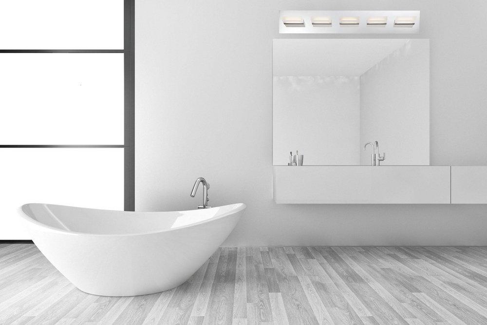 Eurofase Chrome 3-Light 5W Wall Mount LED Bath Bar 