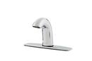 1.2 gpm Battery Sensor Faucet with 8 in. Cover Plate and Temperature Mixing Valve in Polished Chrome
