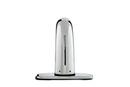 Zurn Polished Chrome 1.2 gpm Battery Sensor Faucet with 4 in. Cover Plate 