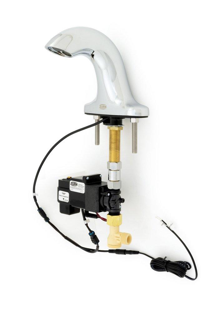 Zurn Polished Chrome No Handle Sensor Bathroom Sink Faucet 