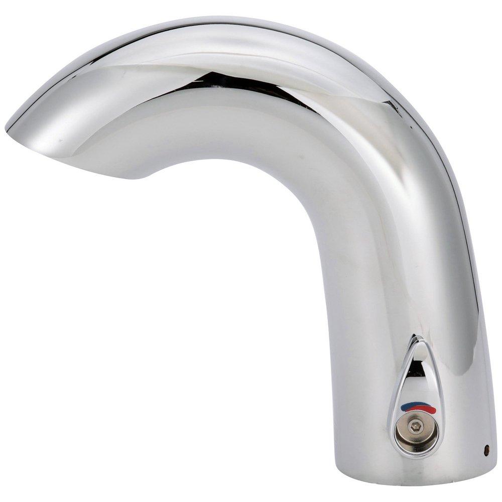 Zurn Polished Chrome 0.5 gpm Mixing Battery Sensor Faucet with Connector Wire 