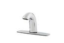 1.2 gpm Battery Sensor Faucet with 8 in. Cover Plate and Mixing-T in Polished Chrome