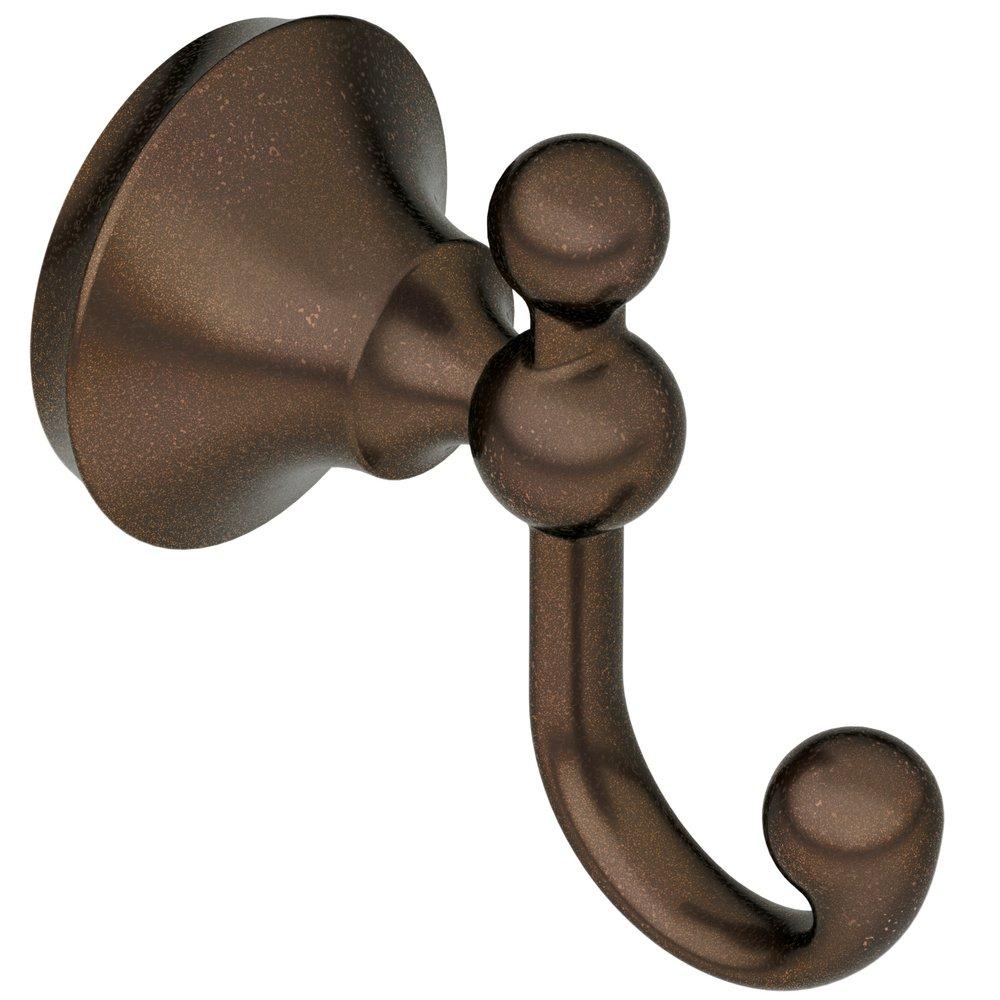 Moen Oil Rubbed Bronze 2 Robe Hook 
