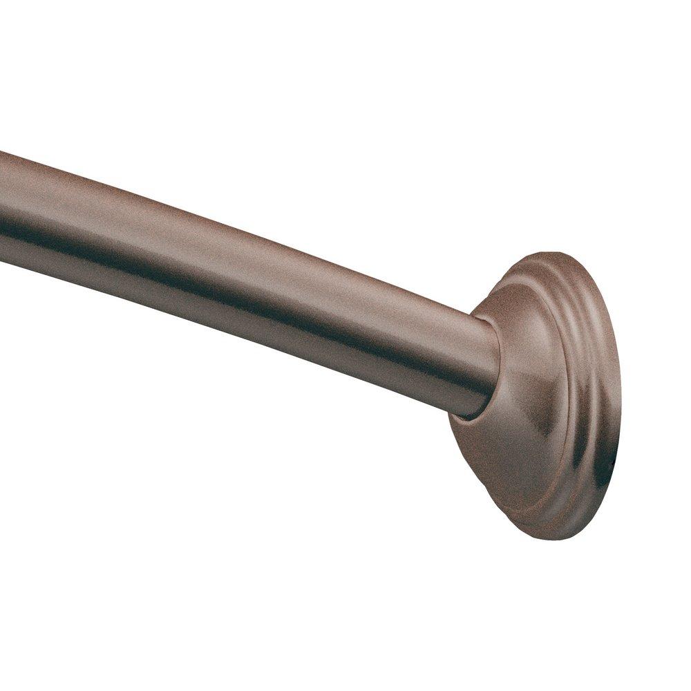 Moen Old World Bronze 60 in. Curved Shower Rod 