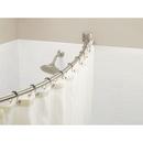 Moen Brushed Nickel Adjustable Curved Shower Rod 