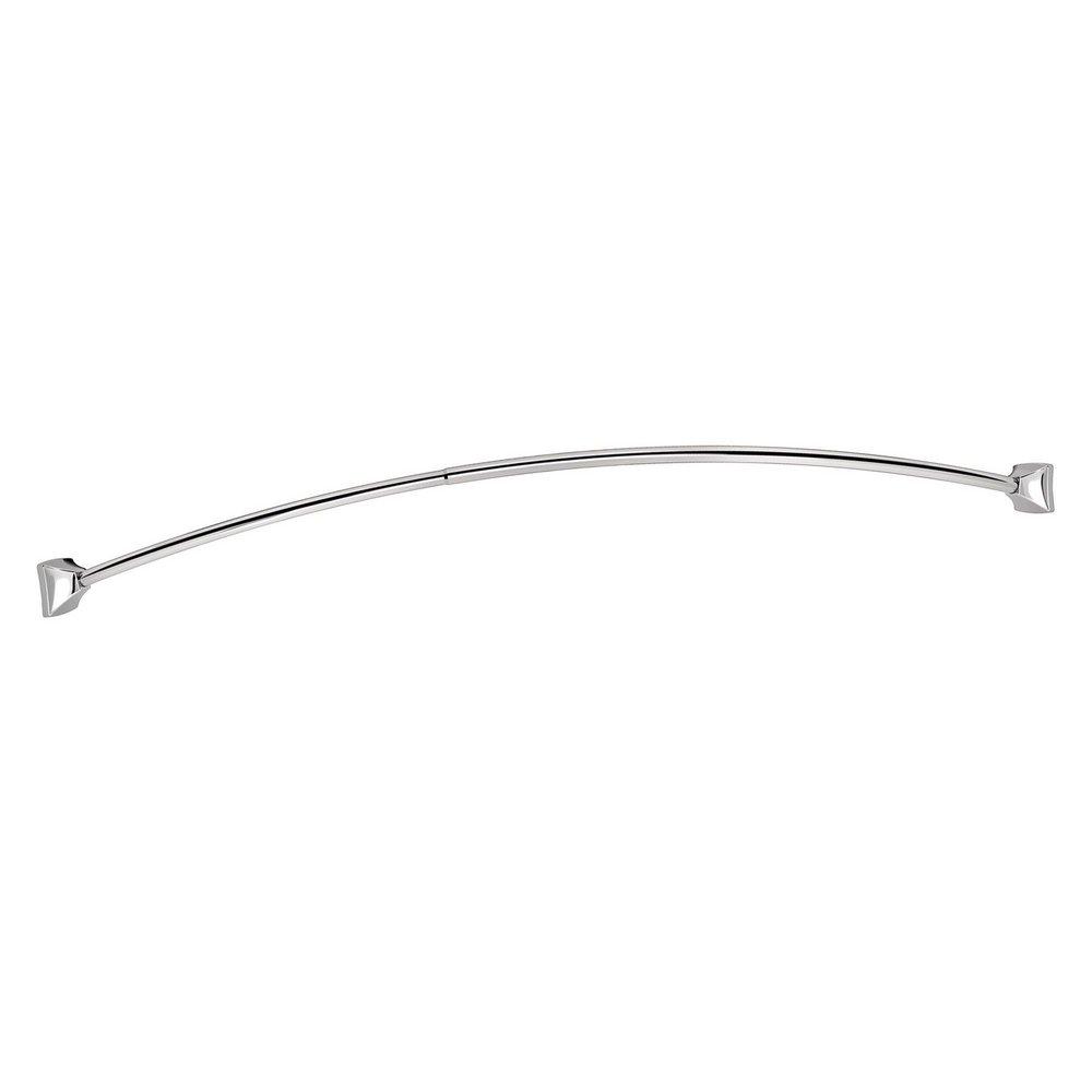 Moen Polished Chrome Adjustable Curved Shower Rod 
