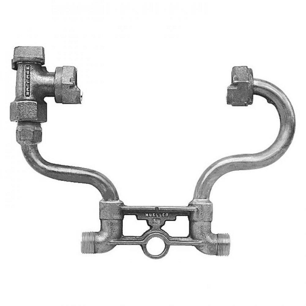 Mueller Company 18 in. MIPT Ball Valve Setter with Check Valve 