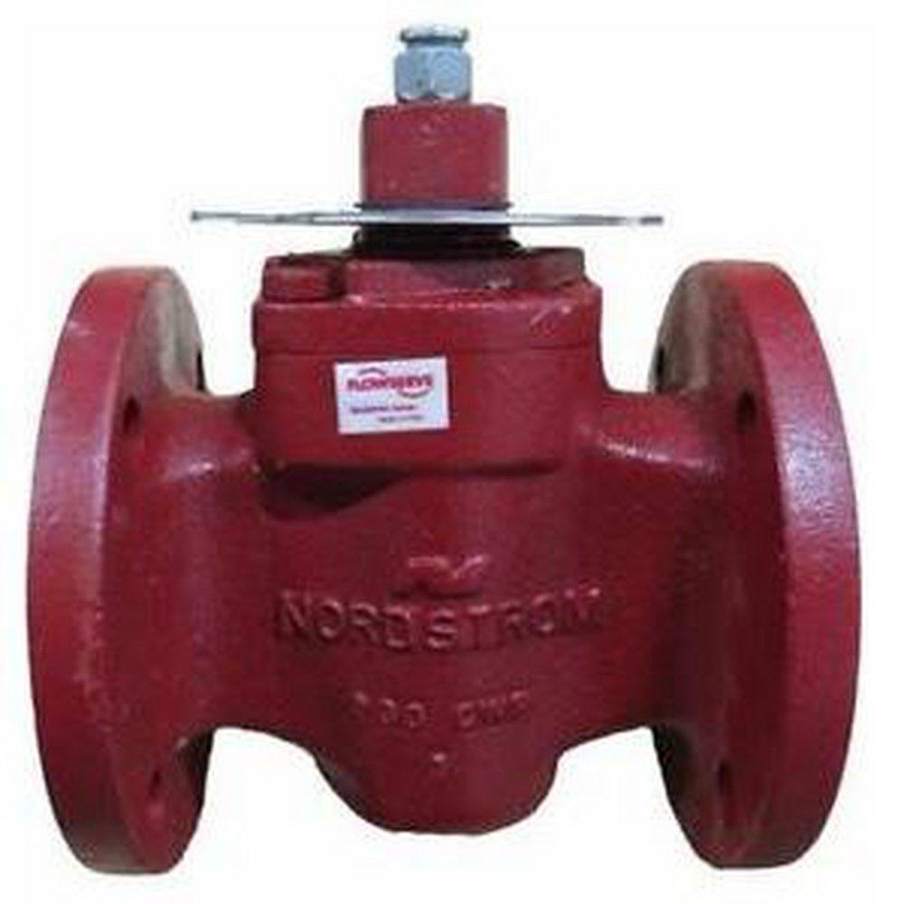 Flowserve Nordstrom Cast Iron 400 psig Flanged Wrench Plug Valve 