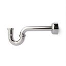 1-1/4 x 1-1/4 in. Brass P-Trap in Polished Nickel