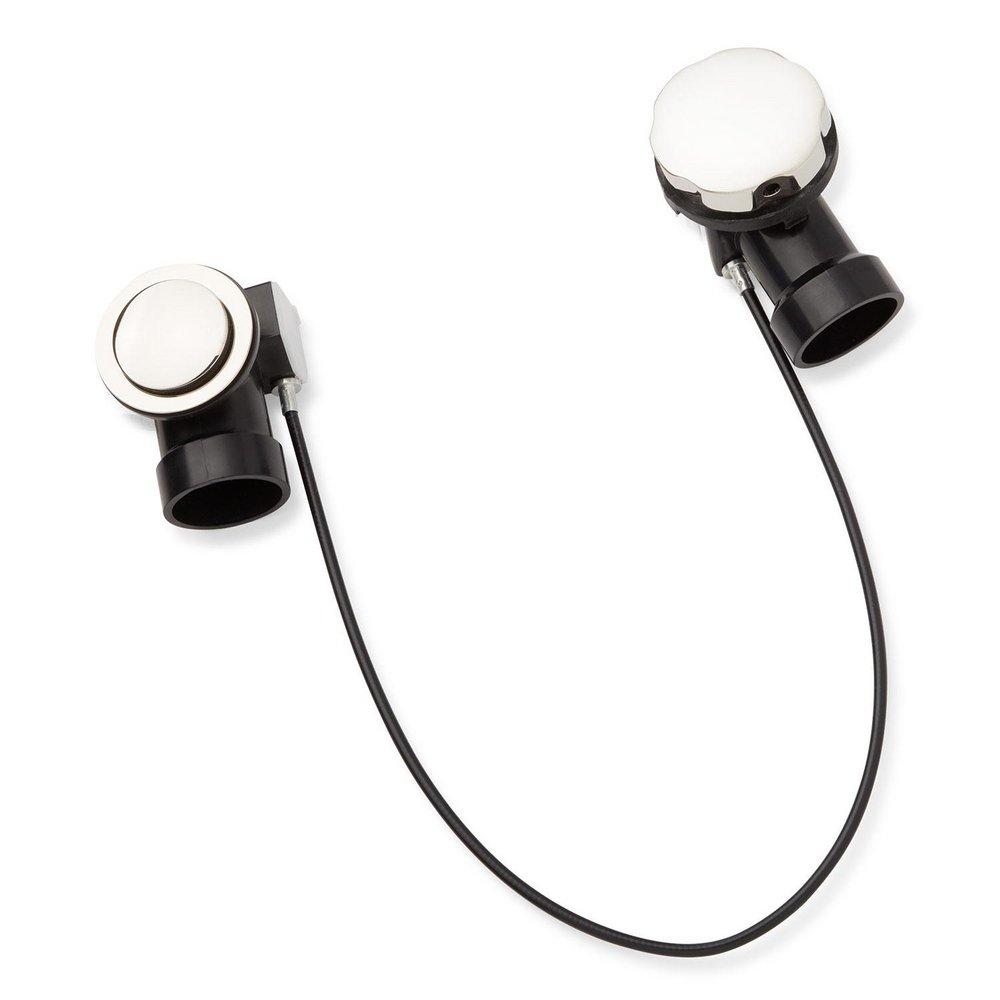 Signature Hardware Polished Nickel 22 in. ABS Cable Drain 