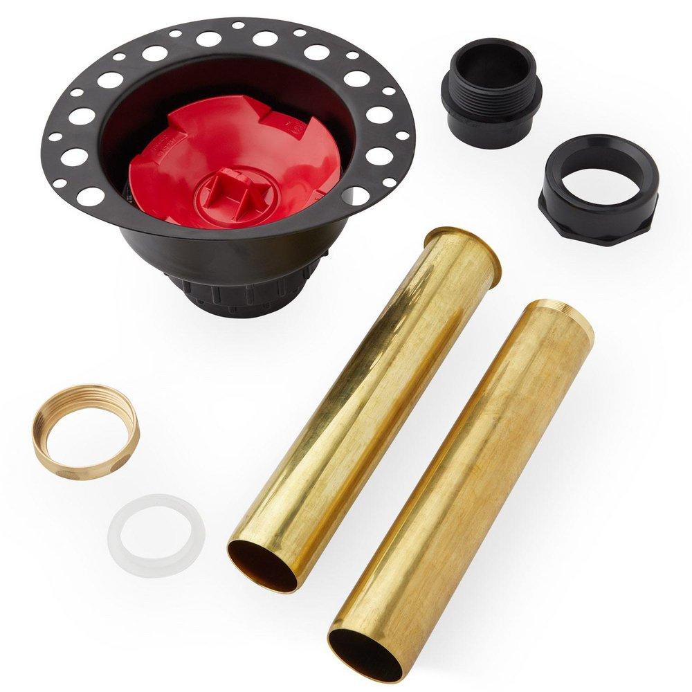 Signature Hardware Polished Nickel 22 in. ABS Cable Drain 