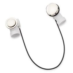 22 in. PVC Cable Drain in Polished Nickel