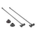 Toilet 5/8 x 3/8 x 11-15/16 in. Supply Kit in Polished Nickel