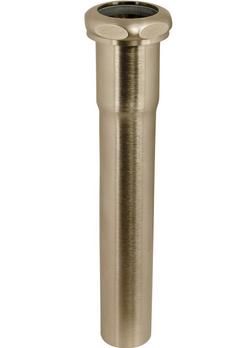 1-1/4 x 8 in. Brass Slip Joint Extension Tube in Polished Nickel