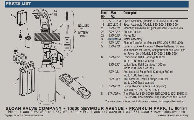 Sloan Valve Control Module 