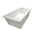 72 x 36 in. Drop-In Bathtub with Left Drain in White
