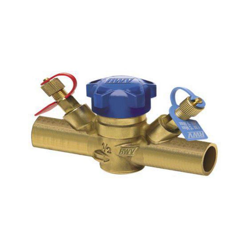 Red-White Valve Brass Balancing Valve 