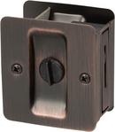 Delaney Oil Rubbed Bronze 2-1/2 in. Passage Pocket Slide Door Lock 